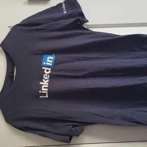 Navy Blue Linkedin T-shirt